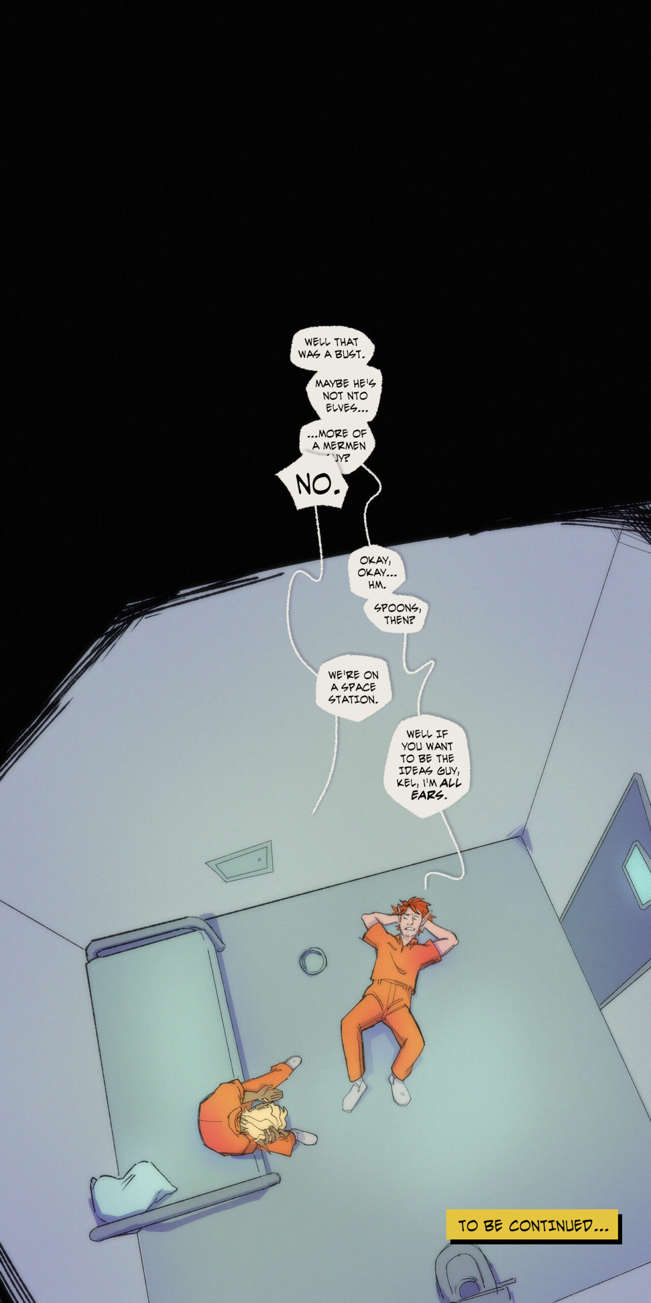 Kel and Nick bicker. Kel and Nick bicker.